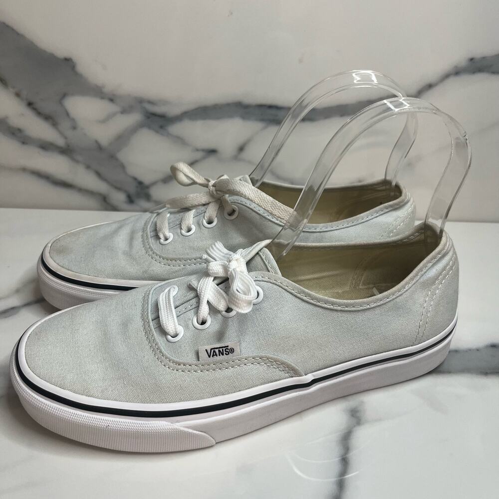 Vans | Classic Blue Canvas Off the Wall Skateboard Shoes Men Sz 6 Wm Sz 7.5 - Picture 4 of 8